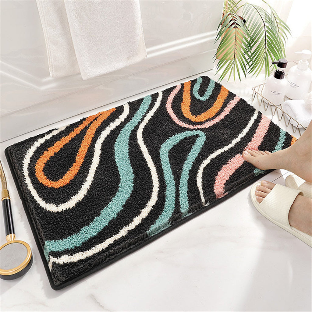 Abstract ArtAbstract Art bath mat colorful cute bathroom decor