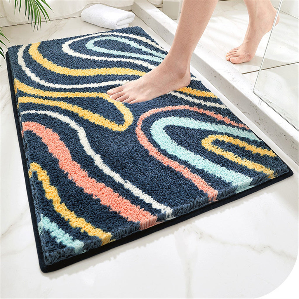 Abstract ArtAbstract Art bath mat colorful cute bathroom decor