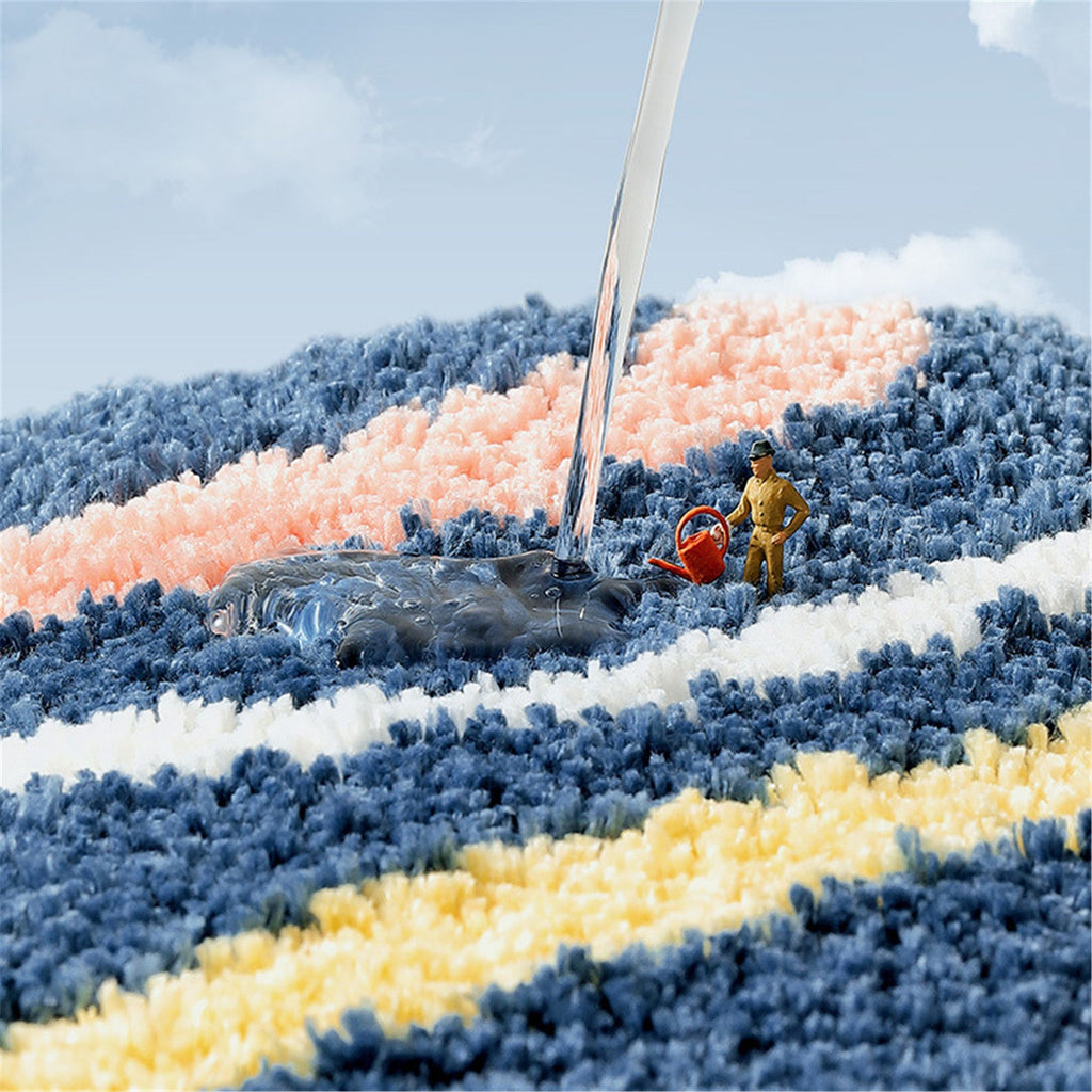 HOME bath mat colorful cute bathroom decor