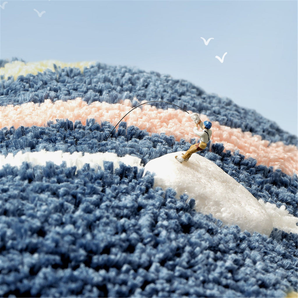 HOME bath mat colorful cute bathroom decor