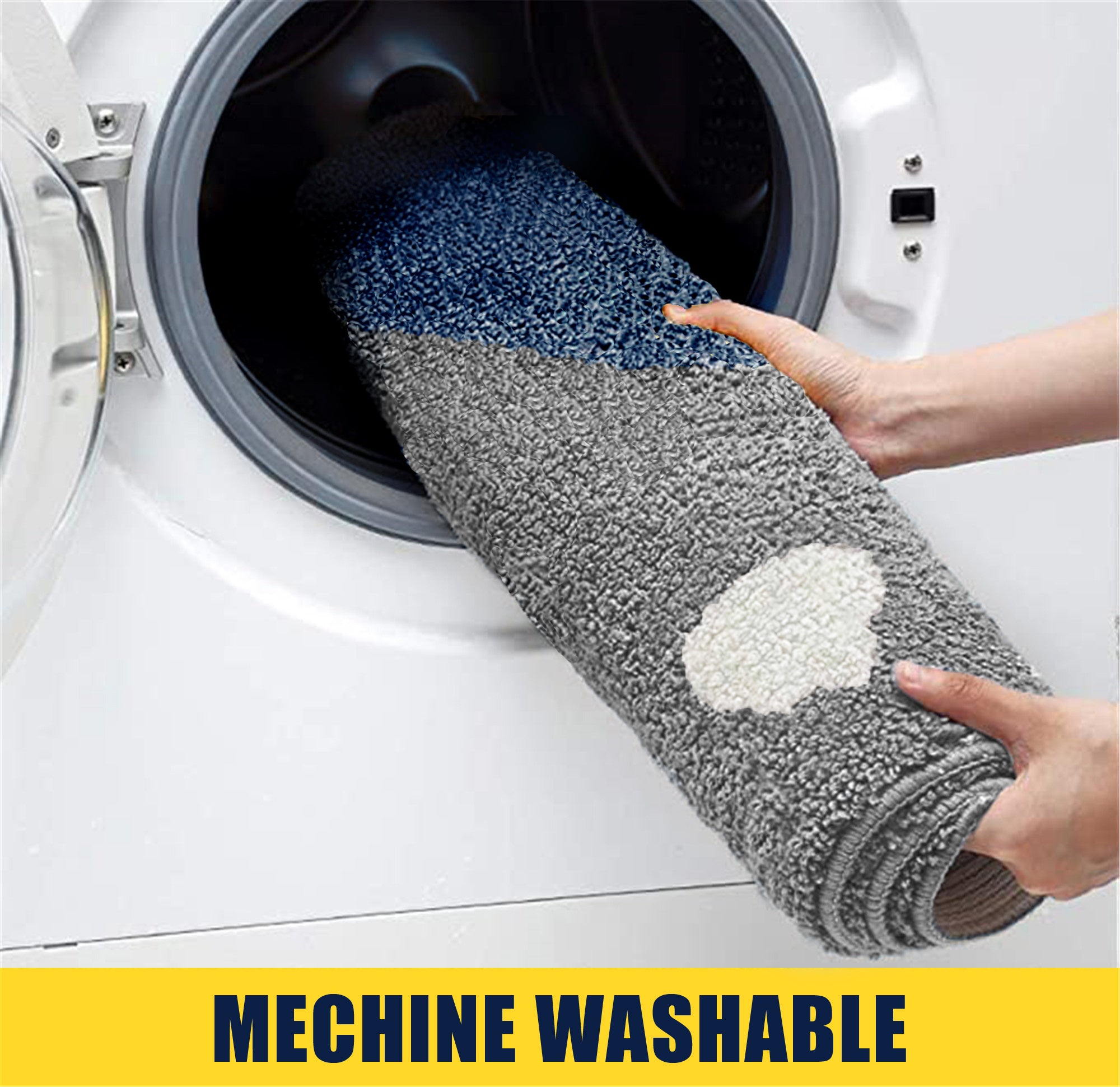 Whale bath mat colorful cute bathroom decor