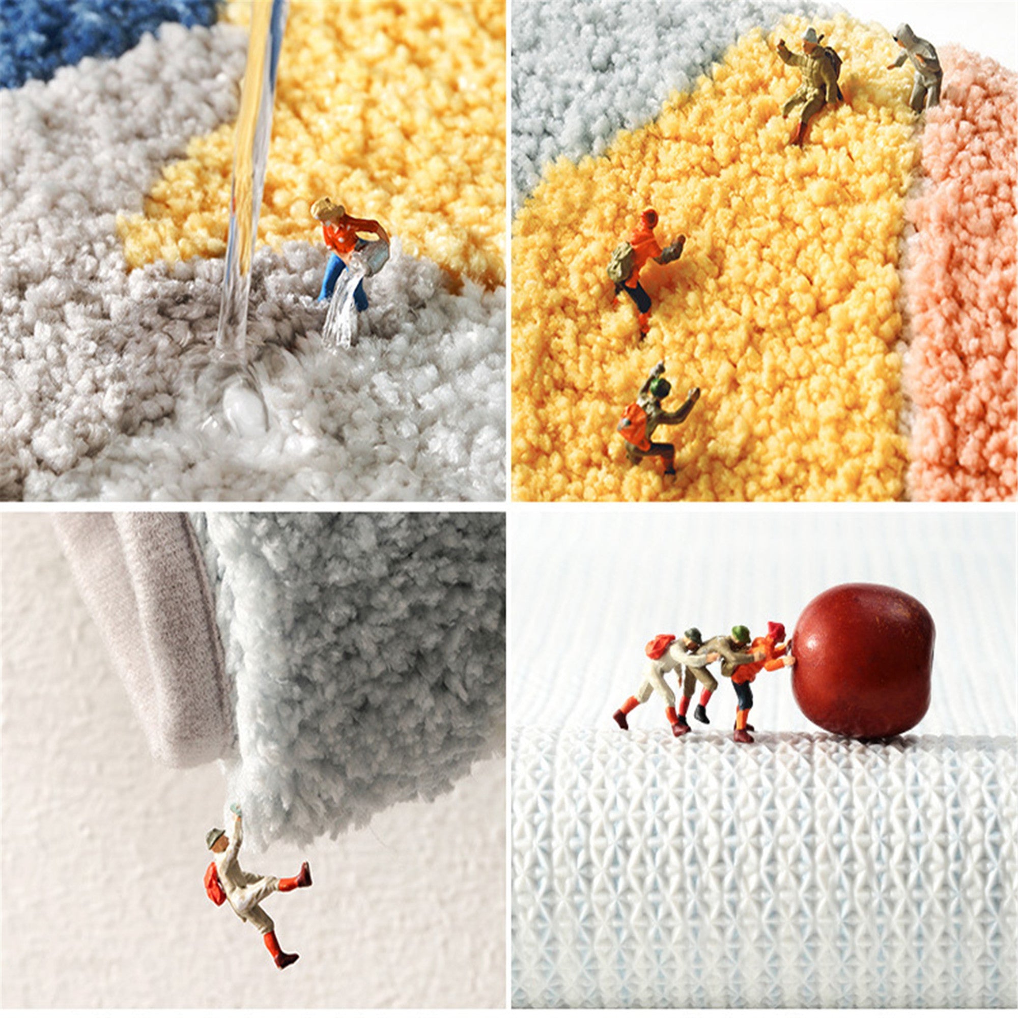 Space bath mat colorful cute bathroom decor