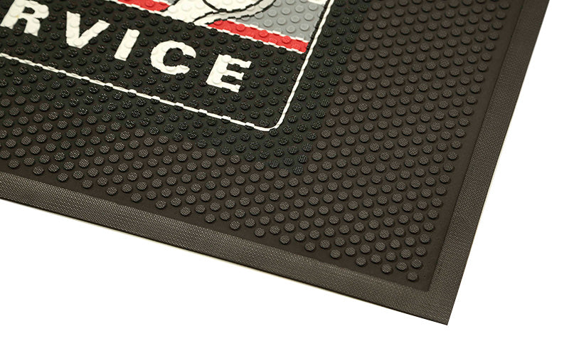 Rubber Scraper Logo Mat