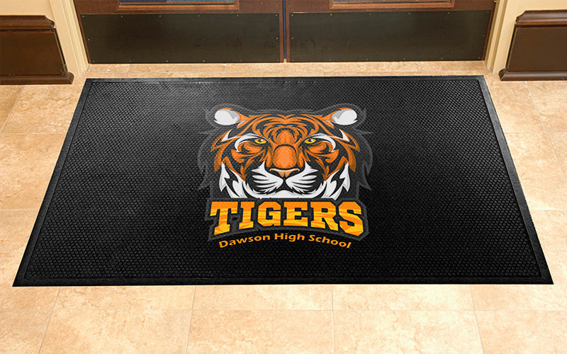 Rubber Scraper Logo Mat