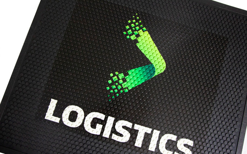 Rubber Scraper Logo Mat